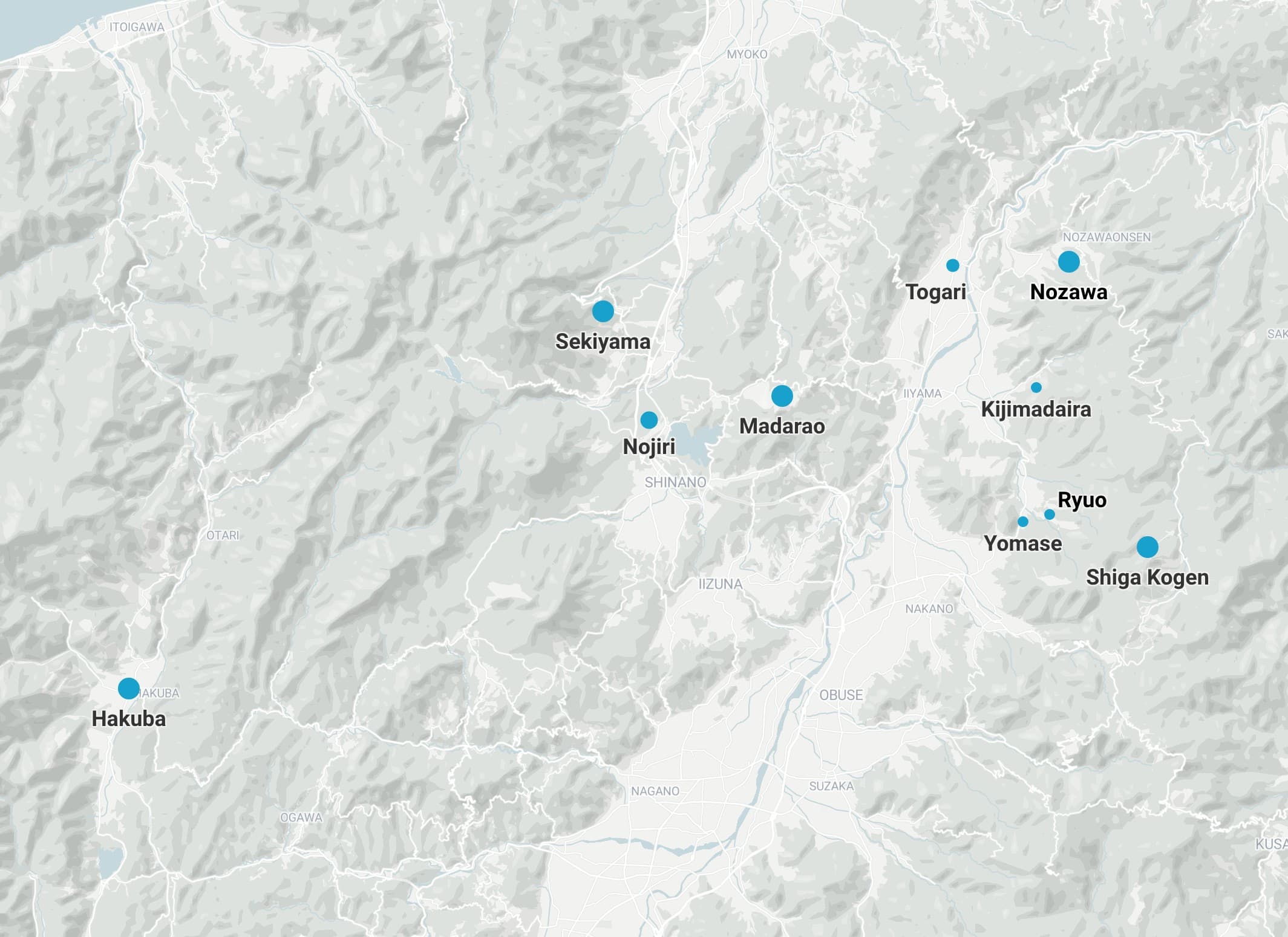 Nagano ski resorts
